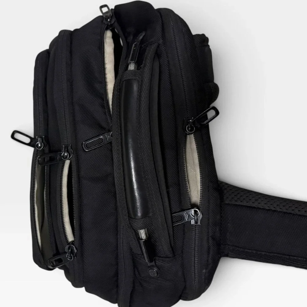 High Sierra Backpack Unisex OS Multi-Pocket Padded Laptop Travel Black